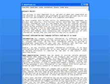 Tablet Screenshot of belieftrader.net